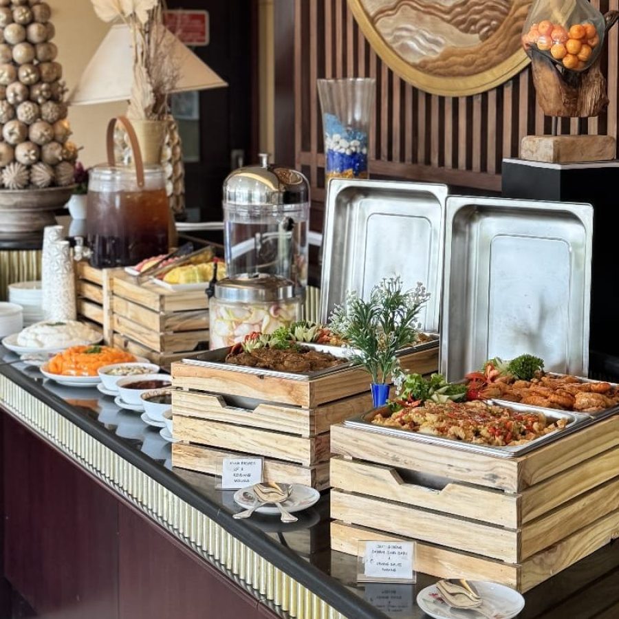 Tata letak hidangan buffet